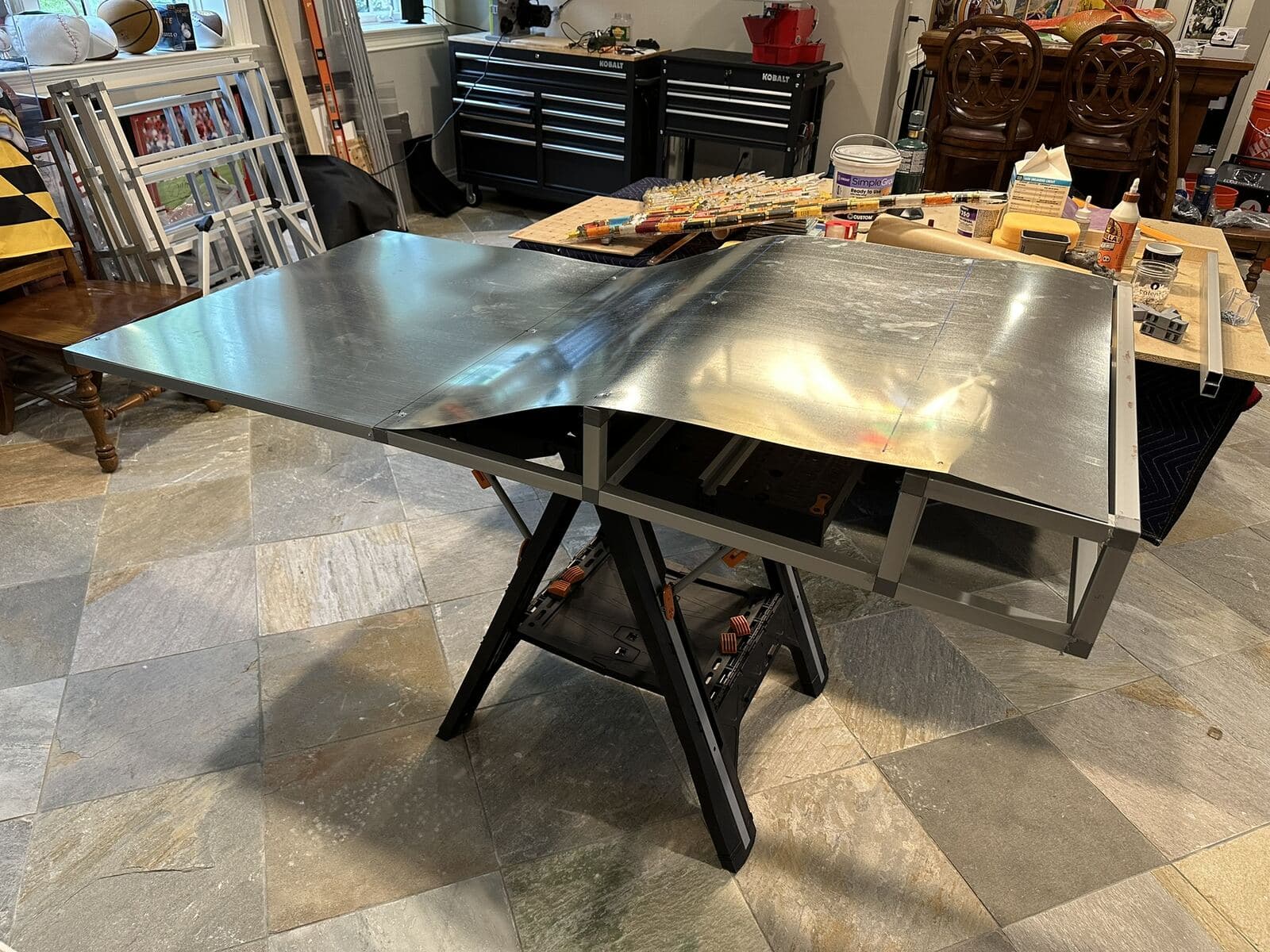 The metal sheet